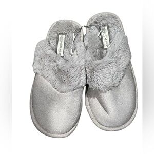 Primark Memory Foam Plush Slippers Gray Size 5/6